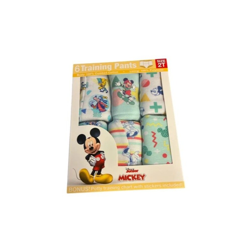 Mickey 6 training underwear size 2T